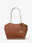 Michael Kors Jet Set Large Saffiano Leather Shoulder Bag (Luggage)