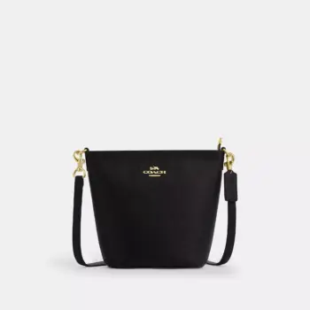 Coach Logan Duffle Bag In Crossgrain leather (Black)
