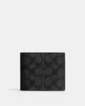 Coach 3 in 1 Wallet In Signature Canvas (Charcoal)