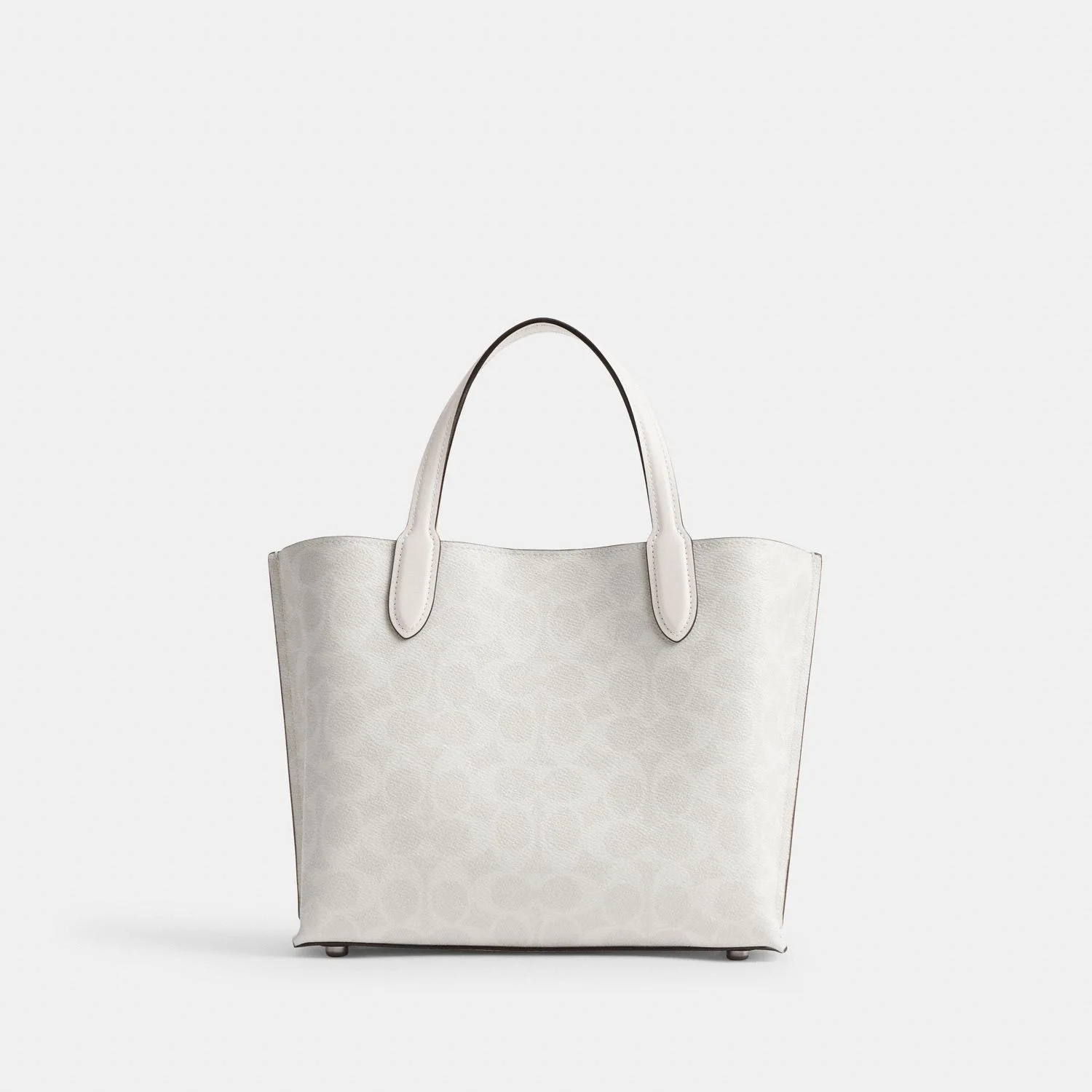 Coach Willow Tote 24 In Signature Canvas (Chalk) – Exclusive Boutique Collection5