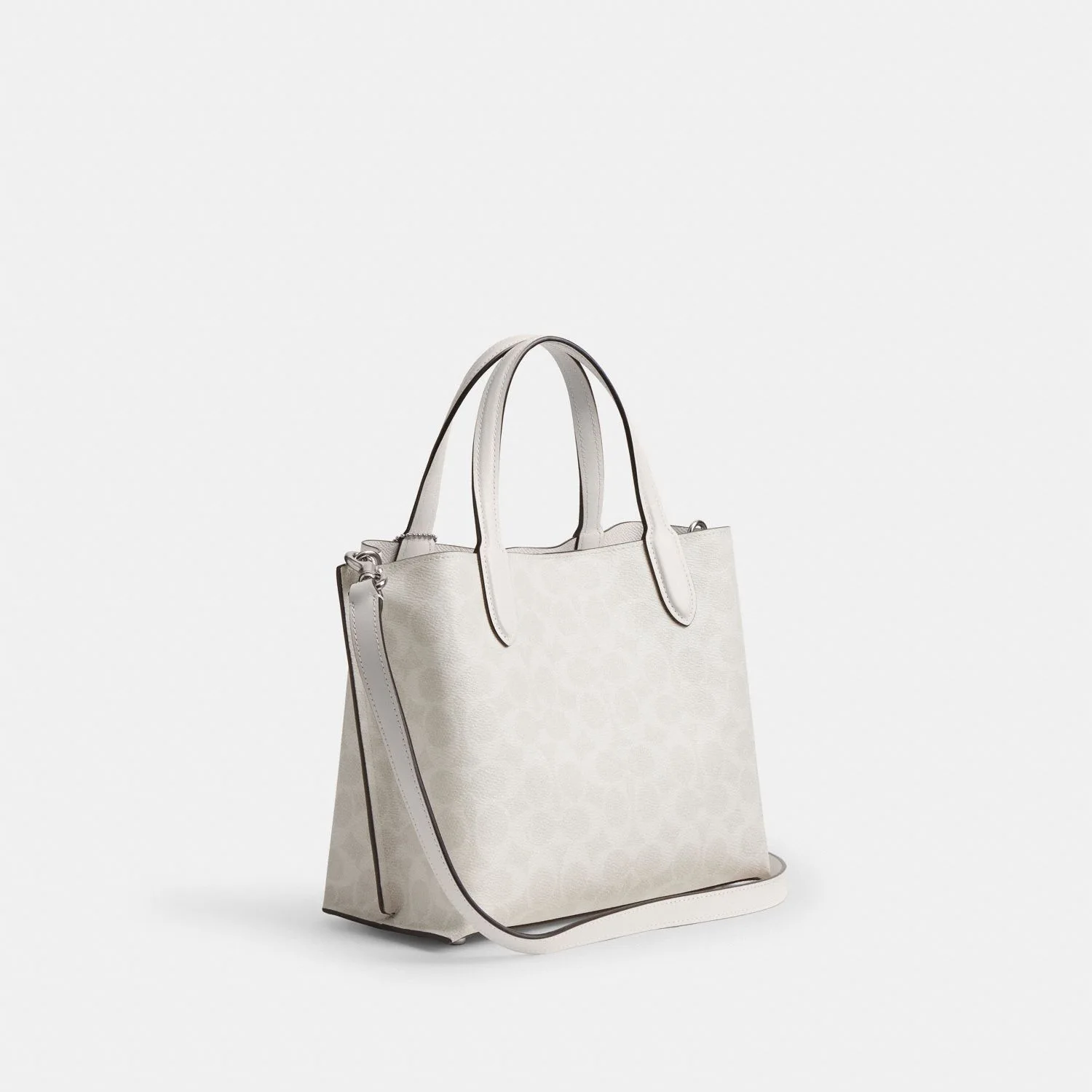 Coach Willow Tote 24 In Signature Canvas (Chalk) – Exclusive Boutique Collection6