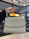 Kate Spade Darcy Top Handle Grain Leather Satchel (Dusky Pine)