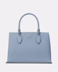 Kate Spade Rae Medium Satchel In Saffiano (Muted Blue)