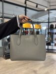 Kate Spade Harper Leather Satchel (Dusky Pine)