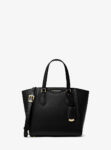 Michael Kors Taryn Small Leather Convertible Crossbody Bag (Black)