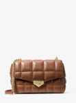 Michael Kors Soho Large Quilted Shoulder Bag (Luggage) - Exclusive Boutique Collection
