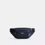 Coach Racer Small Belt Bag In Signature Camo Print (Blue Multi)