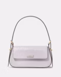 Kate Spade Bridget Crinkle Patent Small Flap Shoulder (Lilac)