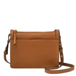 Fossil Taryn Leather Crossbody (Brown)