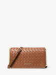 Michael Kors Jet Set Medium Woven Crossbody Bag (Luggage)