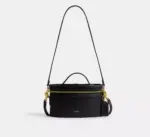 Coach Trail Leather Bag (Black) - Exclusive Boutique Collection
