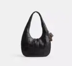 Coach Alter/Ego Crescent Shoulder Bag In Upcrafted Leather (Black) - Exclusive Boutique Collection