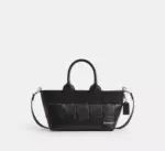 Coach Alter/Ego Small Tote Bag In Upcrafted Leather (Black) - Exclusive Boutique Collection