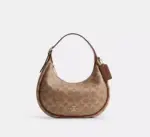 Coach Emily Shoulder Bag In Signature Canvas (Tan Brown)