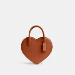 Coach Heart Bag In Regenerative Leather (Burnished Amber) - Exclusive Boutique Collection