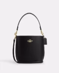 Coach City Bucket Bag In Double face leather (Black)