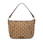 Fossil Skylar Crossbody in Polyurethane Trim (Beige Brown)