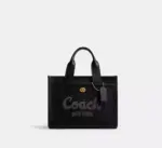 Coach Cargo Tote Leather Bag 26 (Black) - Exclusive Boutique Collection