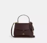 Coach Emory Top Handle Bag In Smooth Leather (Expresso)