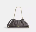 Coach Faye Large Shoulder Bag With Quilting (Slate)