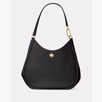 Kate Spade Kayla Large Triple Compartment Shoulder Bag (Black)