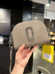Marc Jacobs The Shutter Leather Crossbody (Cement) - Exclusive Boutique Collection