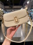 Marc Jacobs The Pebble Clover Shoulder Bag (Cloud White)