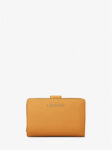 Michael Kors Medium Crossgrain Leather Wallet (Orange)