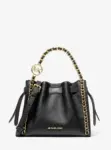 Michael Kors Mina Small Chain Crossbody Bag (Black)