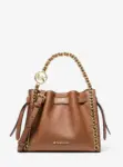 Michael Kors Mina Small Chain Crossbody Bag (Luggage)