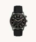 Fossil Sullivan Multifunction Black Silicone Men Watch (BQM2746)