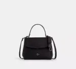 Coach Emory Top Handle Leather Bag (Black)