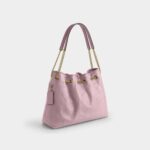 Coach Evelyn Shoulder Bag With Quilting And Charm (Carnation)2