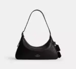 Coach Ella Small Shoulder Bag In Smooth leather (Black)