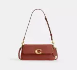 Coach Jet Shoulder Suede Bag (Clay) - Exclusive Boutique Collection
