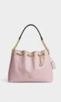 Coach Evelyn Shoulder Bag With Quilting And Charm (Carnation)