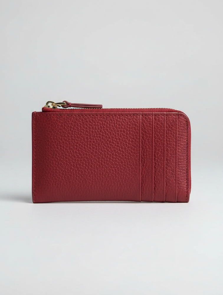 Marc Jacobs The Top Zip Leather Multi Wallet Card Case (Siren)1