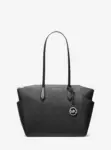 Michael Kors Marilyn Medium Saffiano Leather Tote Bag (Black)