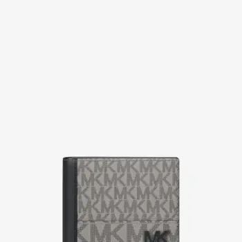 Michael Kors Cooper Signature Logo Billfold Wallet (Noir Multi)