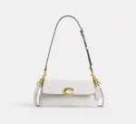 Coach Jet Shoulder Leather Bag (Chalk) - Exclusive Boutique Collection