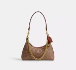 Coach Juliet Shoulder Bag 25 In Signature Canvas (Tan Caramel) - Exclusive Boutique Collection