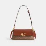 Coach Jet Shoulder Bag In Signature Canvas (Tan Caramel) - Exclusive Boutique Collection