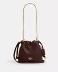 Coach Faye Mini Drawstring Bag (Maple)