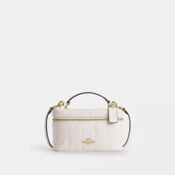 Coach Rainer Crossbody Bag 18 With Quilting(Chalk)