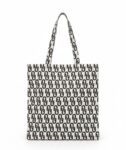 Furla Canvas Tote Arco (Black/White)