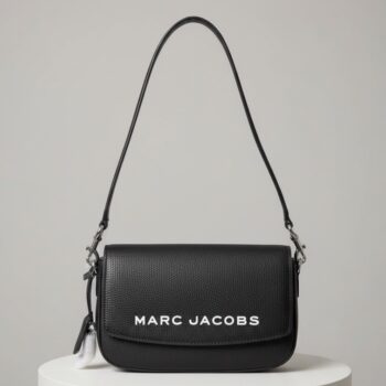 Marc Jacobs Drifter Swing Leather Crossbody Bag (Black)