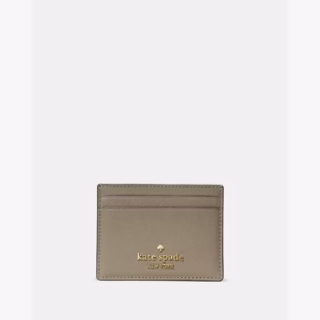 Kate Spade Small Slim Card Holder (Oyster Shell)