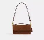 Coach New York Elora Top Handle Crossbody Bag (Warm Brown) - Exclusive Boutique Collection