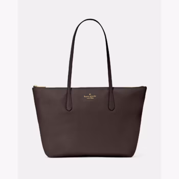In Transit - Kate Spade Kitt Ksnyl Tote Bag (Hot Fudge)