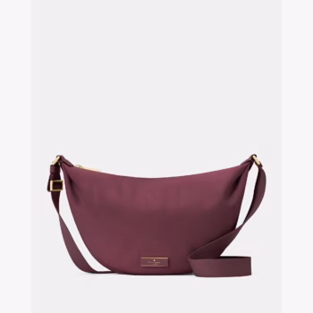 In Transit - Kate Spade Carter Nylon Sling Crossbody Bag (Deep Cherry)